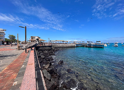 San Cristobal island pier.